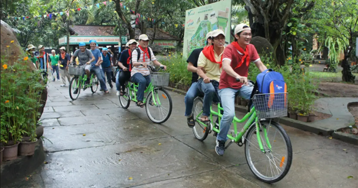xe đạp đôi Khu du lịch Vườn Xoài Đồng Nai
