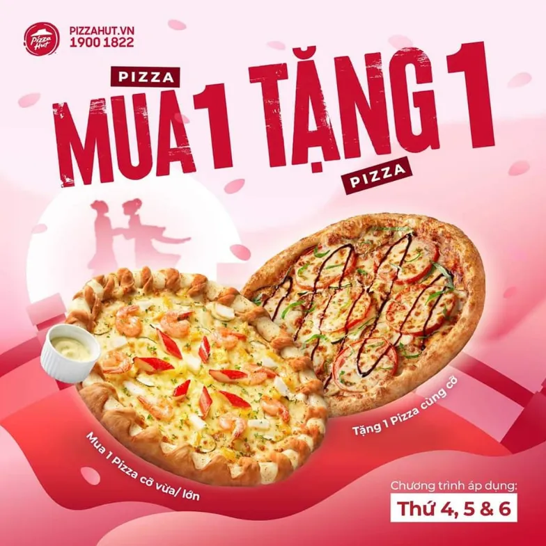 Chương trình khuyến mãi Pizza Hut Đồng Nai