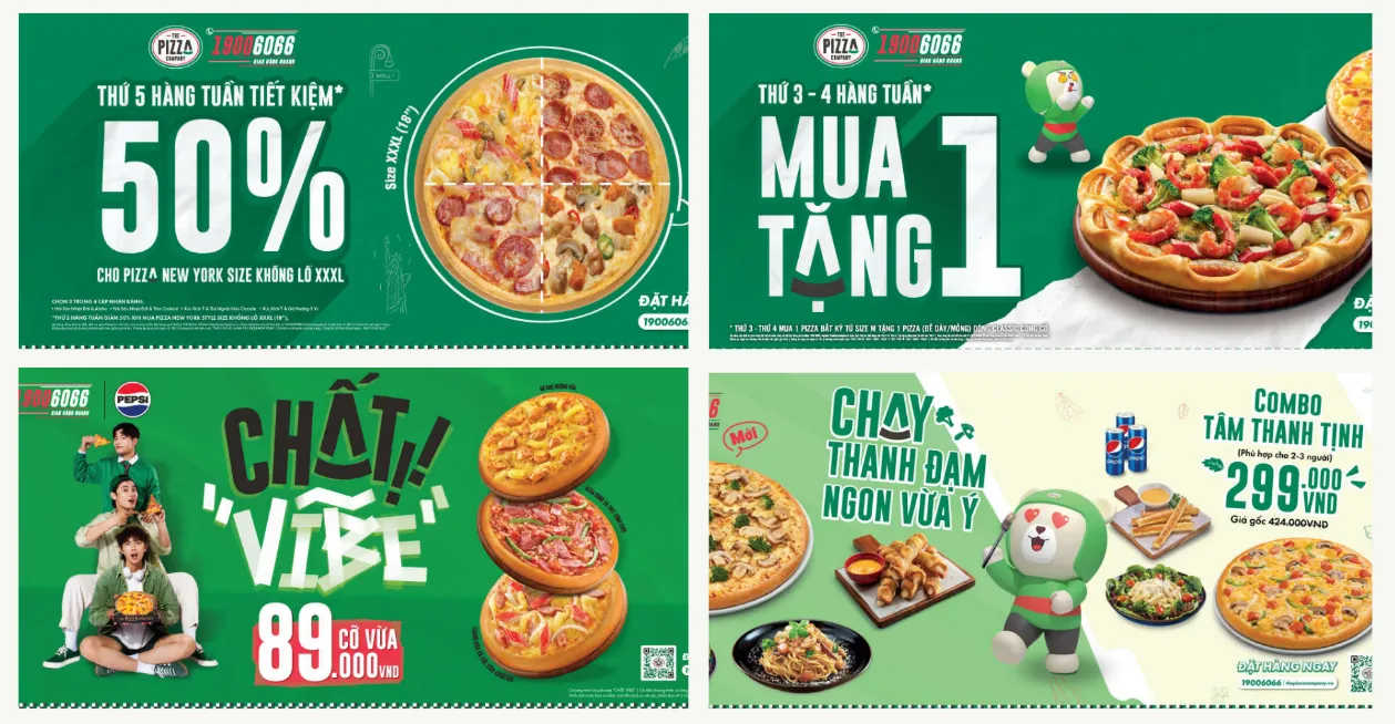 Chương trình khuyến mãi The Pizza Company ở Biên Hòa mới nhất