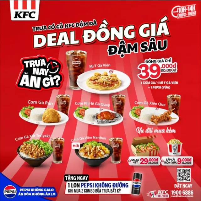 Khuyến mãi KFC Biên Hòa