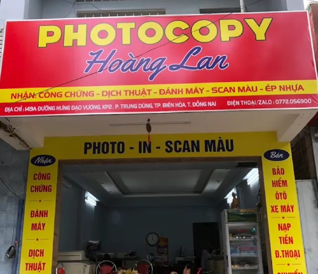 Photocopy Hoàng Lan