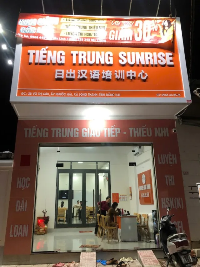 Trung tâm tiếng Trung Sunrise Long Thành 