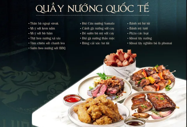 Quầy nướng Quốc tế